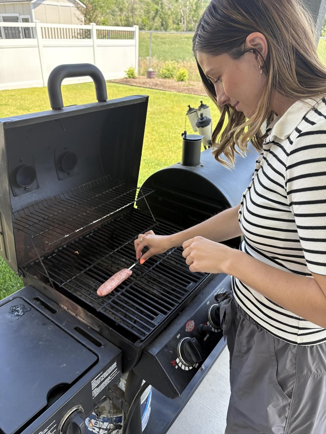 Grill Sync Wireless Meat Thermometer for Grilling, Smoking, Bluetooth | Dual Sensor Probe, Smart App Control for Grill, Smoker, Oven, Air Fryer, Waterproof Probe, USB-C Charging Case, Cooking