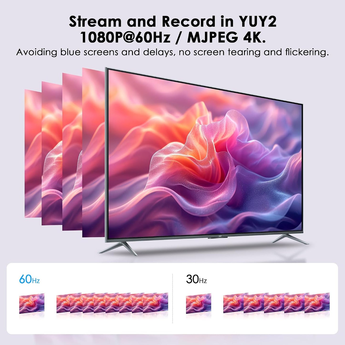 USB 3.0 Video Capture Card with PD 100W, Recording 4K, 1080P 60FPS, HDMI to USB-A/USB-C Capture Card with USB 3.0 Port for Quest 3, Switch, PS5/4, Camera, Xbox, Tablet PC