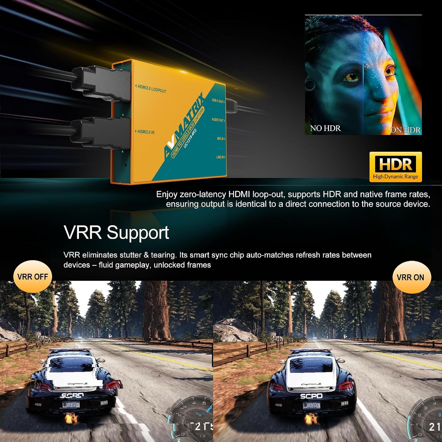 SDI/HDMI to USB3.0 Video External Capture Card for Streaming, Uncompressed (YUY2) 1080P60 Play and Pluy for Church Live Streaming Tele-Conference Tele-Education (UC1218-4KS)