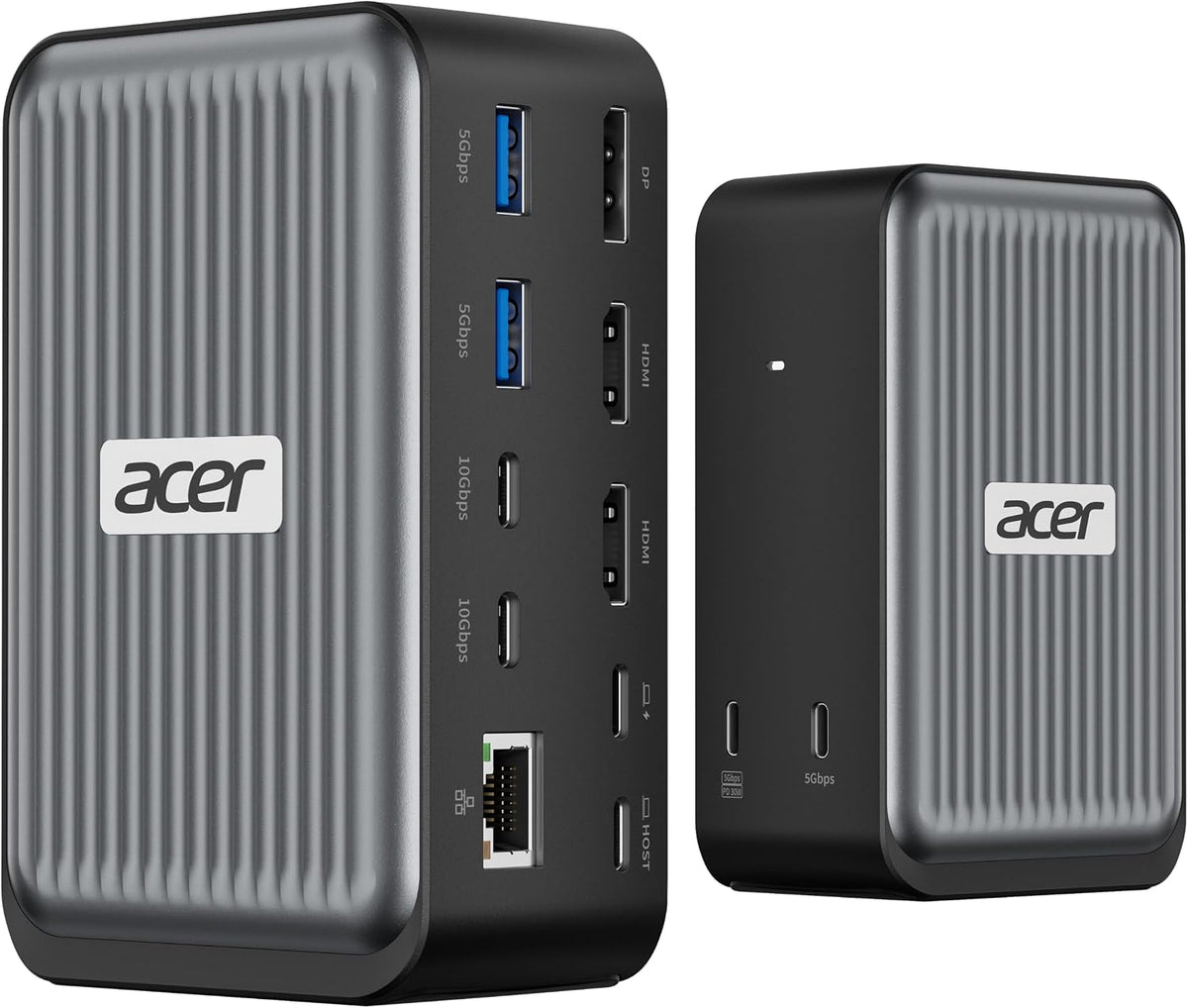 Acer Docking Station, 12-in-1 USB C Docking Station 3 Monitor with 2HDMI+DP
