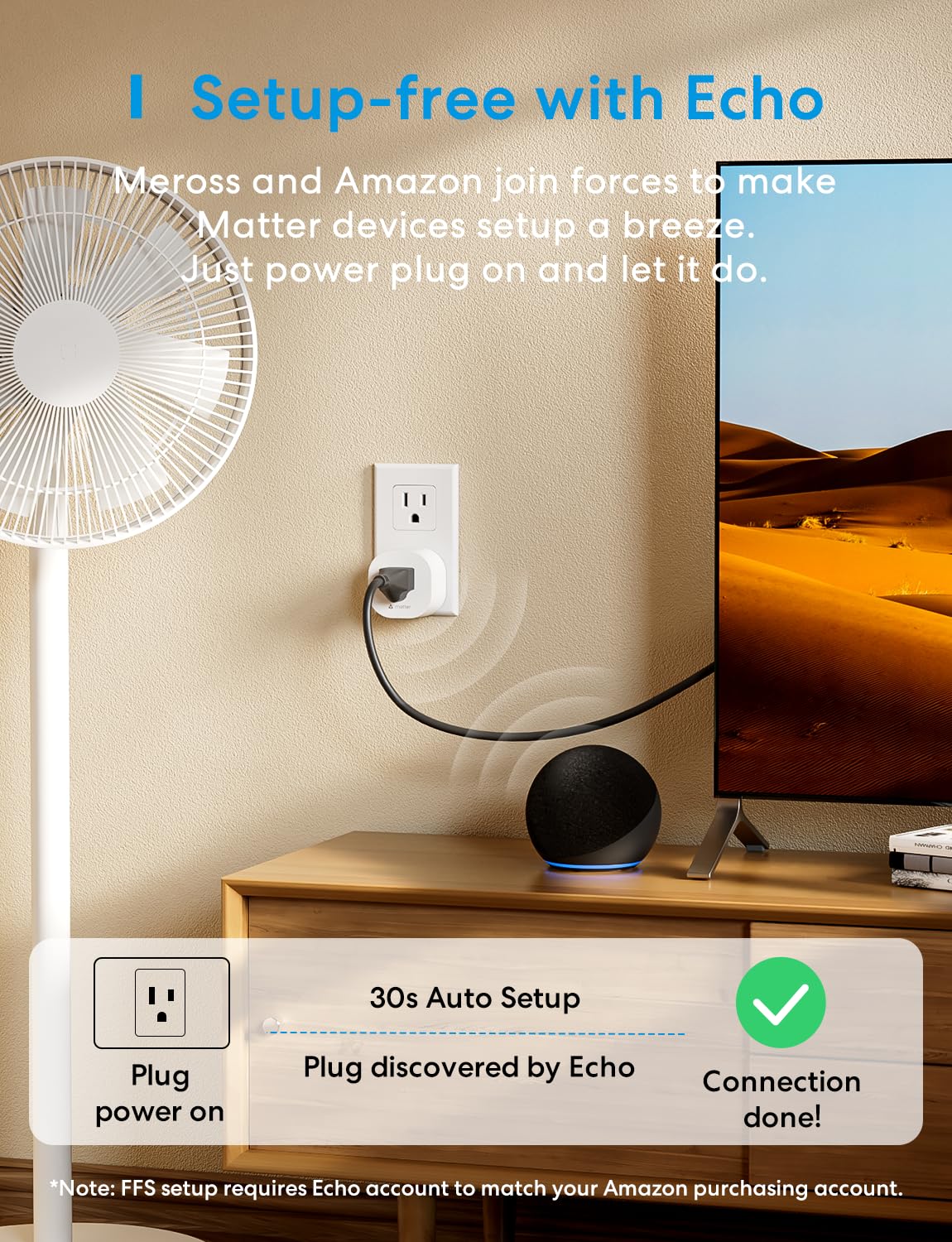 meross Matter Smart Plug Mini, Compact Size,100% Privacy Wi-Fi Smart Outlet | FFS Easy Setup, App & Voice Control Supports Apple Home, Alexa, Google Home with Schedule & Timer, 2.4G Wi-Fi Only (4 Pack)