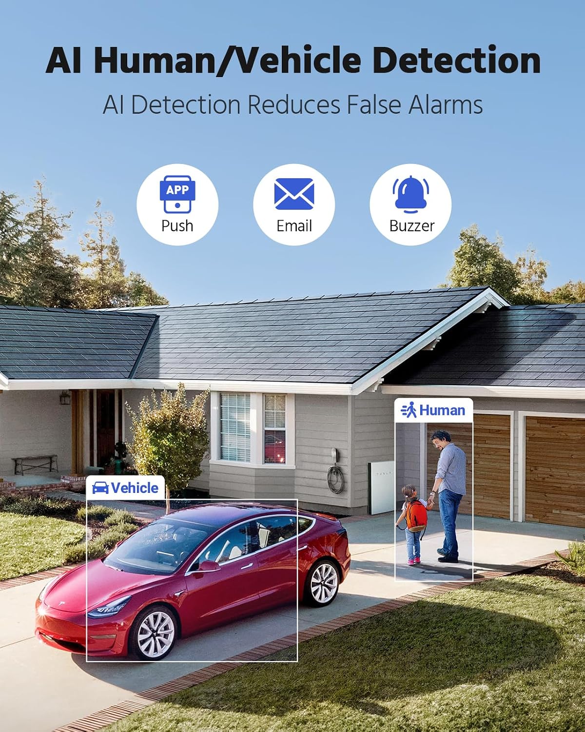 ANNKE 8CH 2MP Two-Way Audio Analog Wired Security Camera System, 2TB HDD