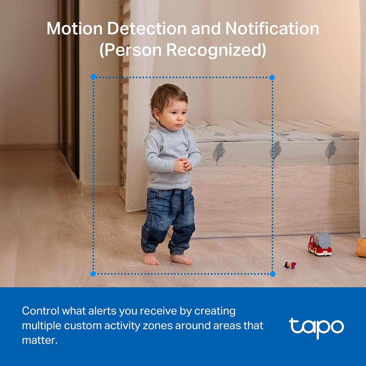 Tapo 1080p Pan/Tilt Security Camera for Baby Monitor, Pet Camera, C201