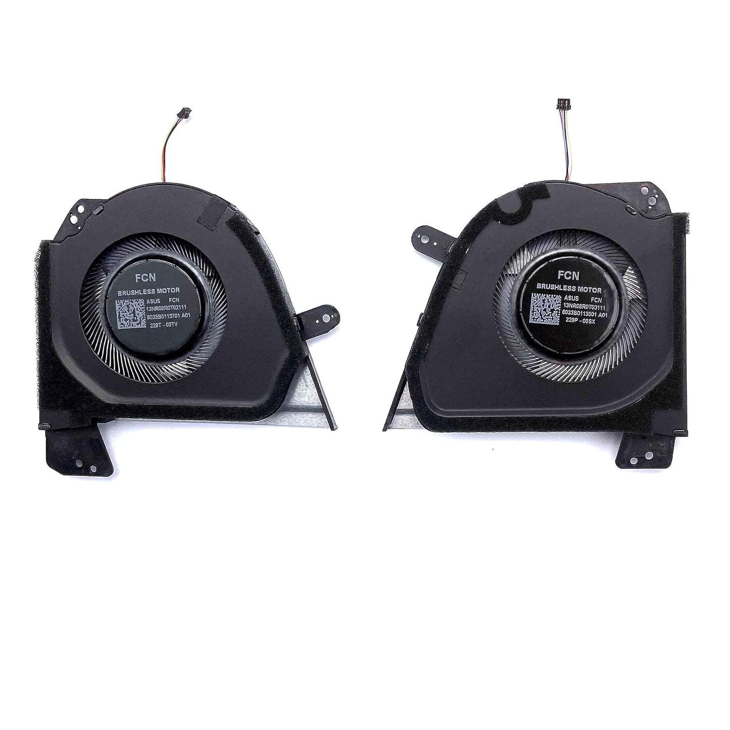 CPU+GPU Cooling Fan Replacement for ASUS ROG Zephyrus M16 (2022) GU603 GU603ZE GU603ZM GU603ZW GU603ZX 13NR08R0T02011, 13NR08R0T03011 (84 Blades and Moving up to 13% More air Than ROG G15 GA503 2021)
