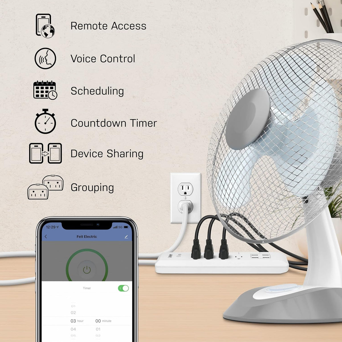 WIFI PWER STRIP WITH USB