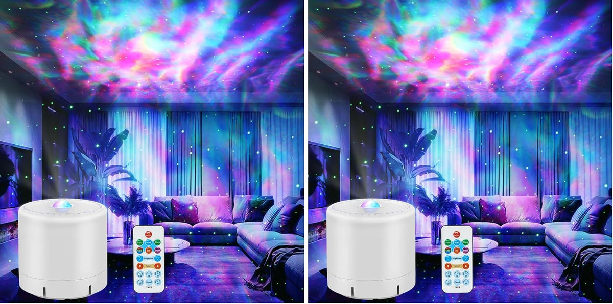HERHOTER Galaxy Projector,Star Projector with Timer and Remote Control for Adults Bedroom Decoration, Party,Star Night Light