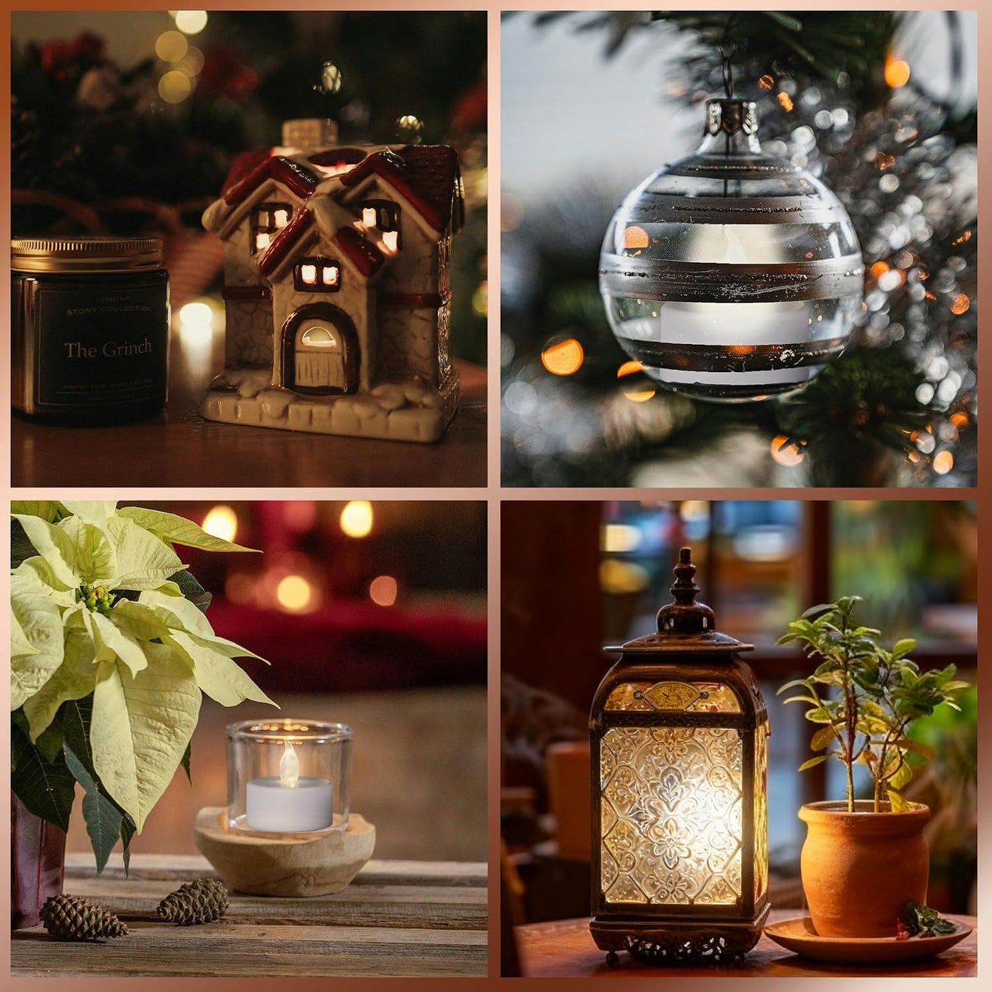 Battery Operated Tea Lights Candles 100 Pack,Flameless Candles Warm White | Realistic and Bright Flickering 200Hours Long Lasting for Wedding Halloween Christmas Easter various Table Home Decor