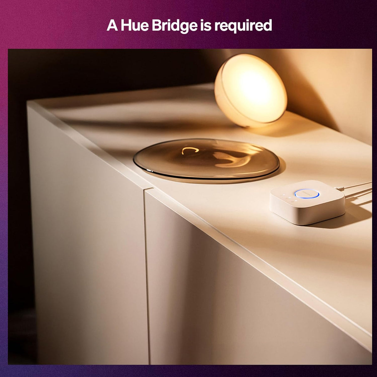 Philips Hue Secure Starter Kit - Includes 3 Secure Contact Sensors (White), 1 Indoor Motion Sensor, 1 Bridge, 2 White & Color Ambiance Smart Bulbs - Easy to Install, Works with Hue App