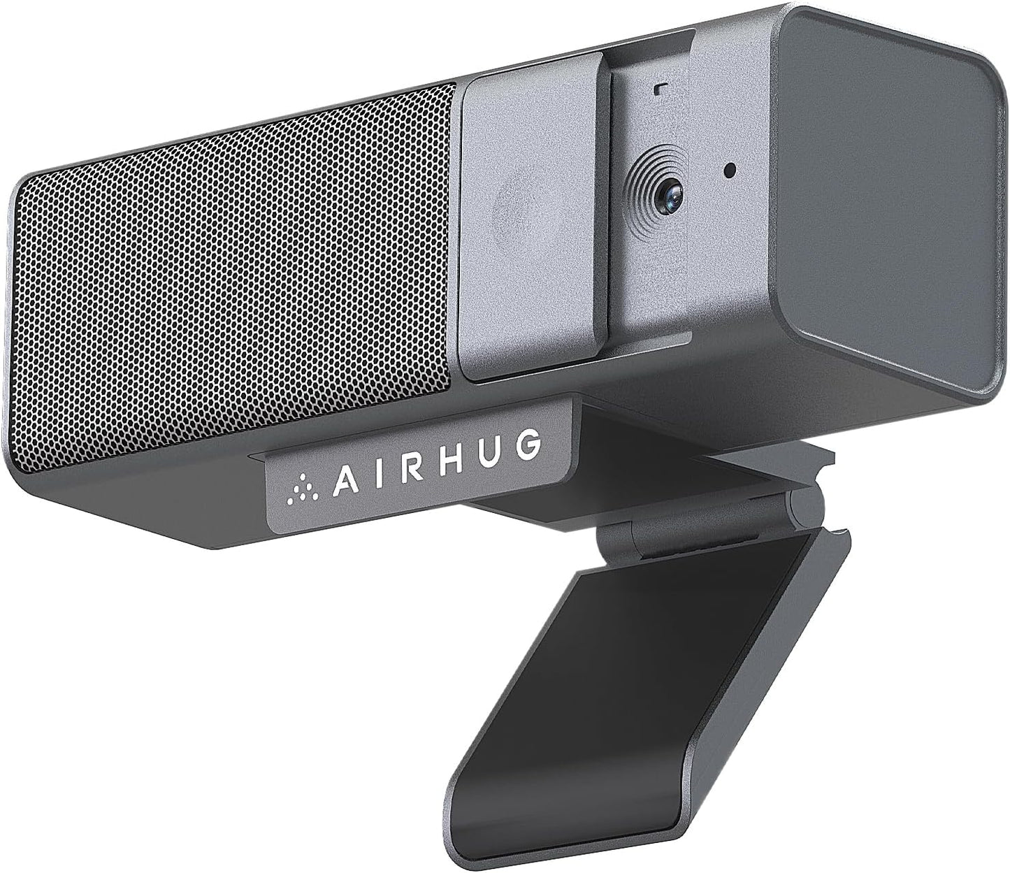 AIRHUG 3 in 1 1080P Webcam with Microphone & Speaker | Built-in Privacy Cover, USB Camera, Video Conferencing/Online Class/Gaming Live