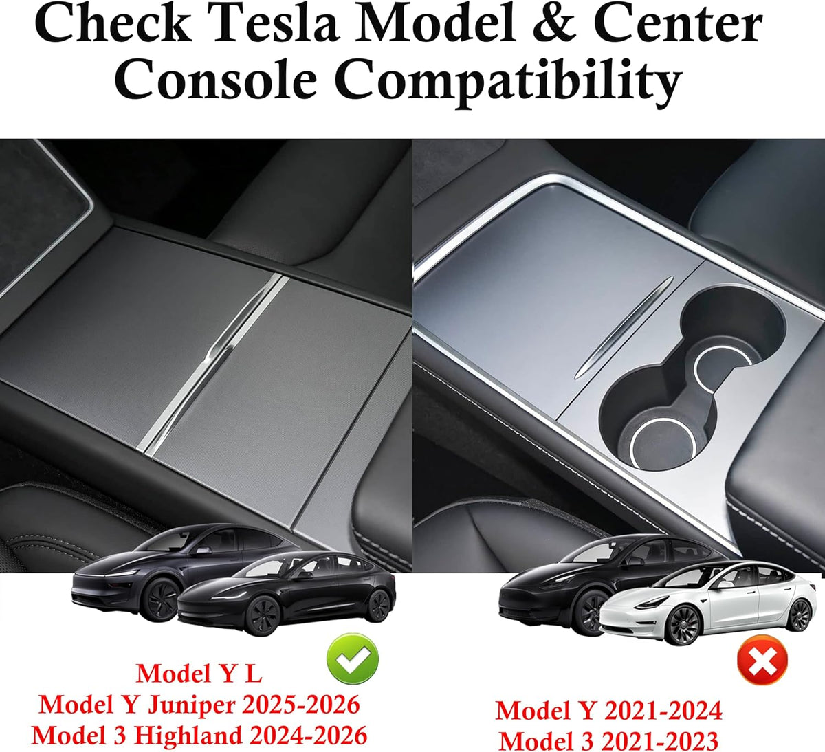 USB Hub Charger for Tesla Model Y Juniper 2025-26&Model 3 Highland 2024-26