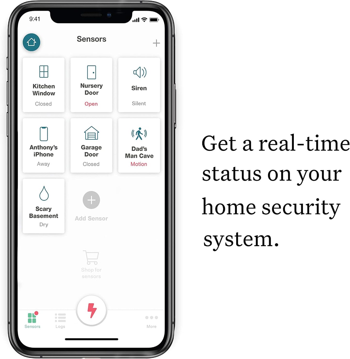 Ooma Water Sensor works with Ooma Smart Home Security No contracts and free self monitor plan Optional professional monitoring motion door window siren smoke keypad and garage door sensor