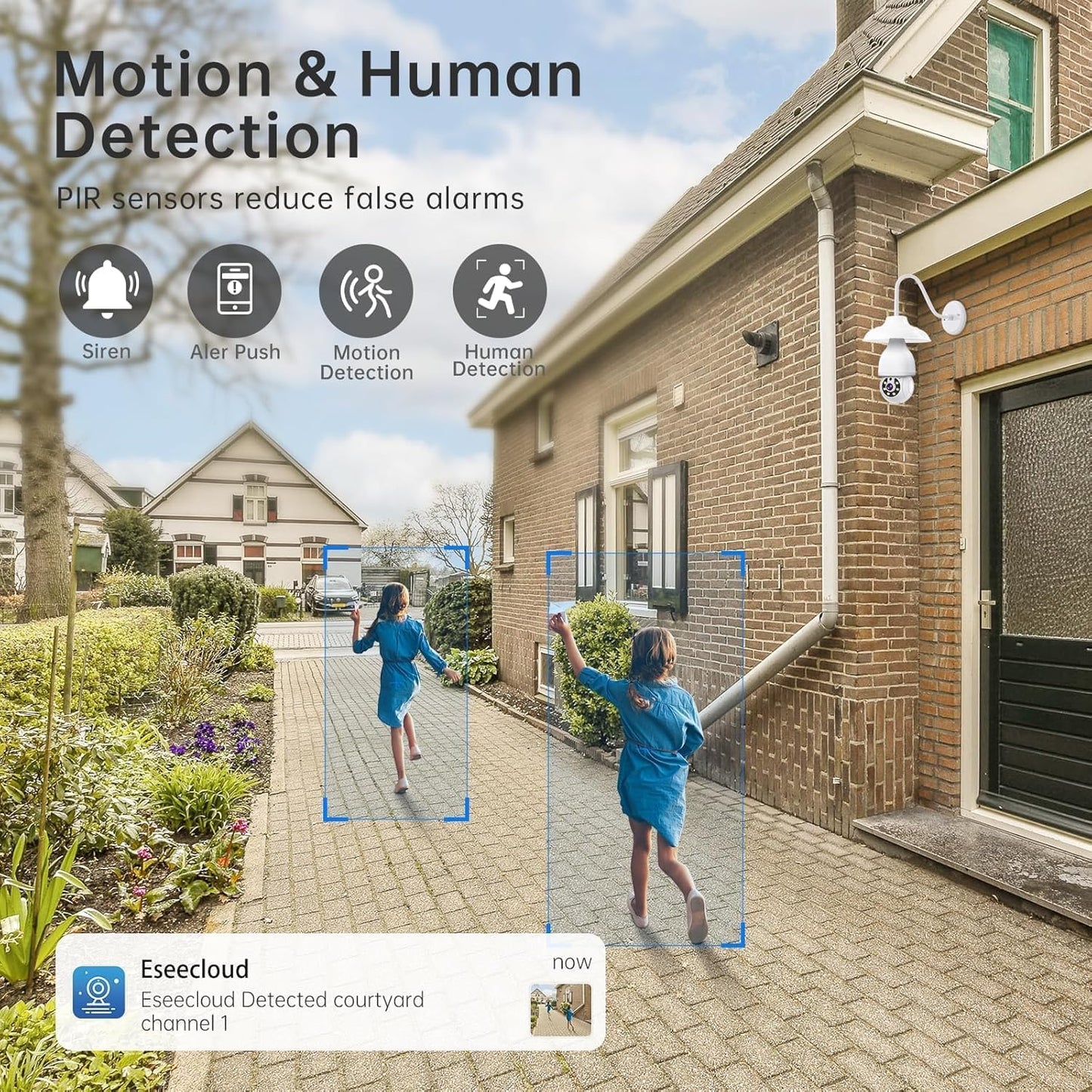 2K Light Bulb Security Camera 5G&2.4G WiFi Security Cameras Wireless Outdoor Indoor,360°Bulb Cameras for Home Security Outside Indoor,Motion Detection and Alarm,Two-Way Talk,Color Night Vision 2 Pack
