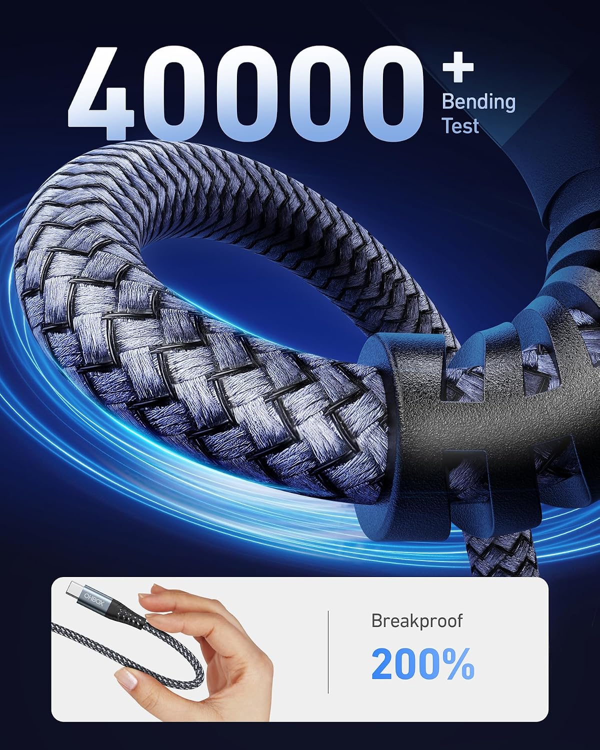 USB C to USB C Cable 60W [2Pack 6FT] USB Type C Fast Charging Cable for Car | Durable Braided iPhone USB C Charger Cable USBC to USBC Cord for iPhone 17/16/15/Pro Max/Plus, Samsung Galaxy S23 and More