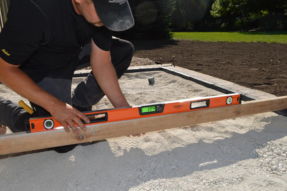 Johnson Level & Tool 1760-4800 Digital Box Level, 48", Orange, 1 Level