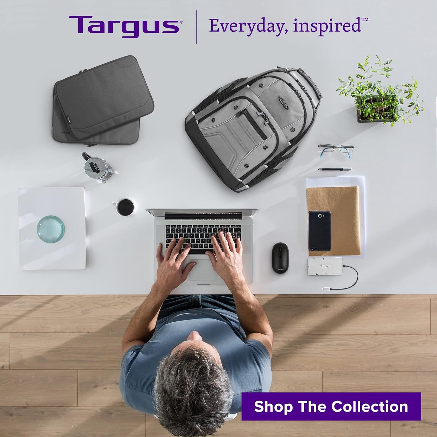 Targus USB C Docking Station Universal DV4K, USB C Laptop Docking Station Dual Monitor 2 HDMI, 65W Power Delivery, DisplayLink Works w/Operating Systems Like Windows, Mac, Android, iOS (DOCK310USZ)