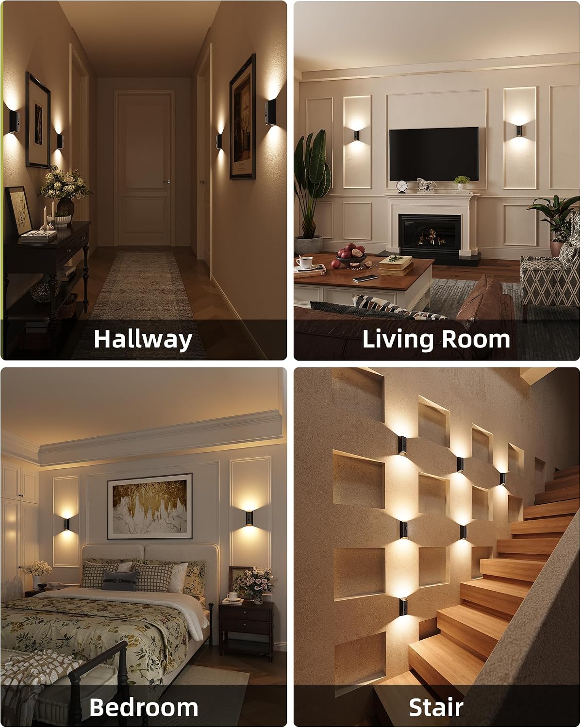 EZVALO Motion Sensor Wall Light with Remote Control, Rechargeable Wall Sconce, 3 Color Temps, Dimmable, Magnetic, LED Indoor Wireless Wall Lamp, 4000mAh, for Hallway, Stair, Entryway, Renters