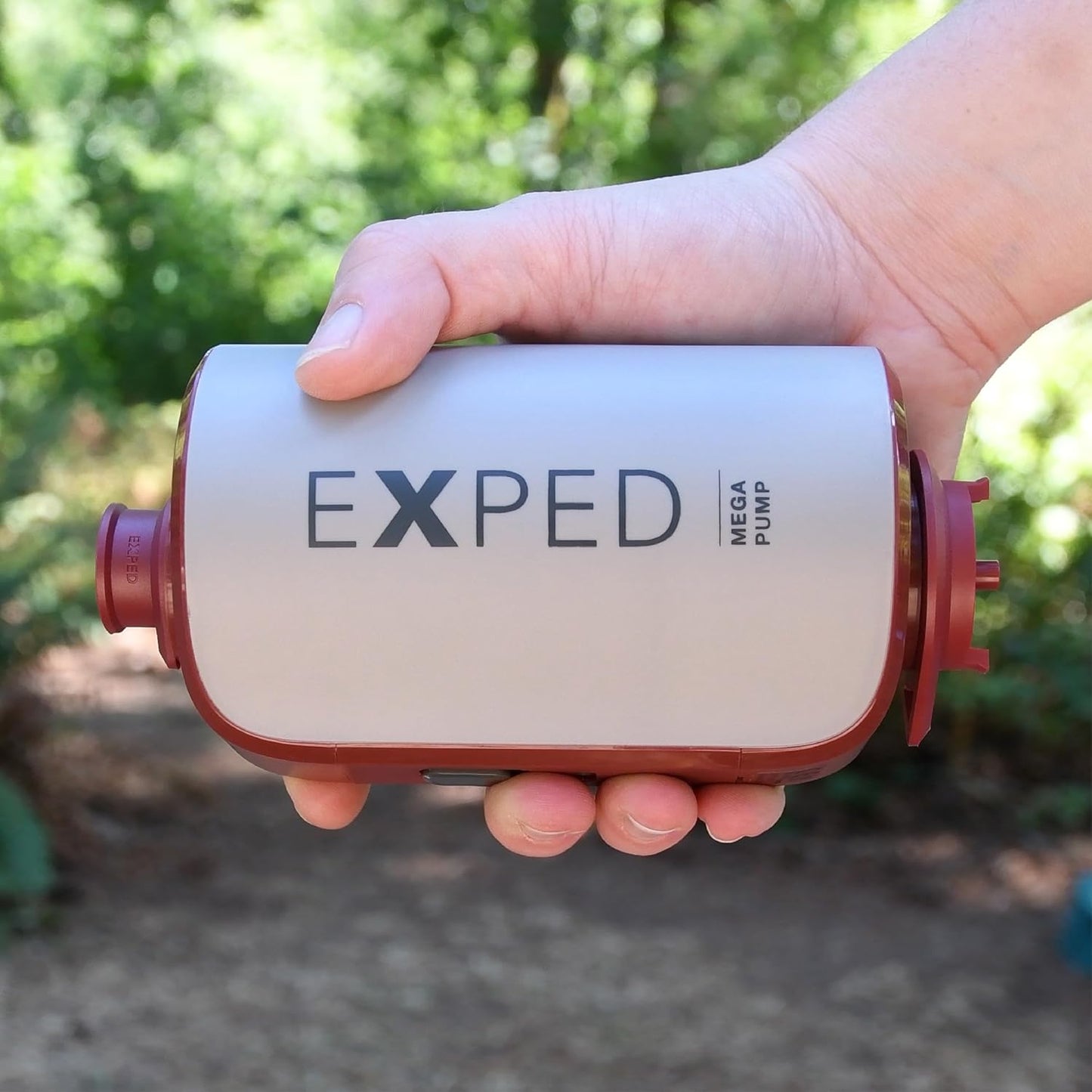 Exped Mega Pump | High Power Portable Electric Air for Inflating and Deflating Camping Pad, Rechargeable Battery USB-C Port