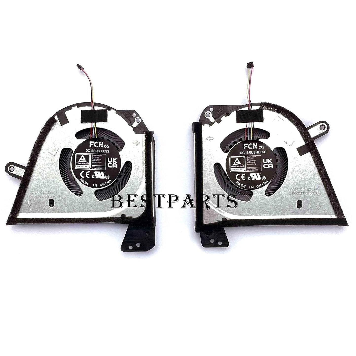 CPU+GPU Cooling Fan Replacement for ASUS ROG Zephyrus M16 (2022) GU603 GU603ZE GU603ZM GU603ZW GU603ZX 13NR08R0T02011, 13NR08R0T03011 (84 Blades and Moving up to 13% More air Than ROG G15 GA503 2021)