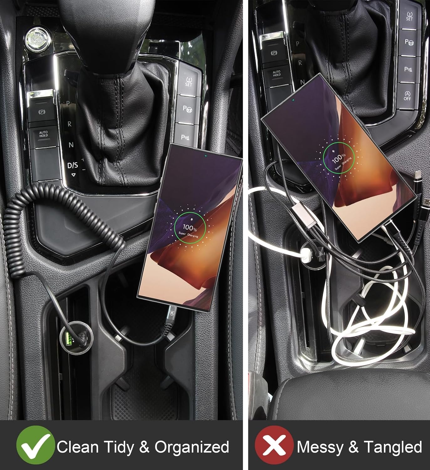 USB Type C Charger Cable Fast Charging, [2Pack, 3ft] Coiled USB A to Type C | Charger Cord for Car USB-C Cable Compatible with iPhone 17/16/15/Plus/Pro/Pro Max/Samsung Galaxy A10e A20 A50 S20 S10E