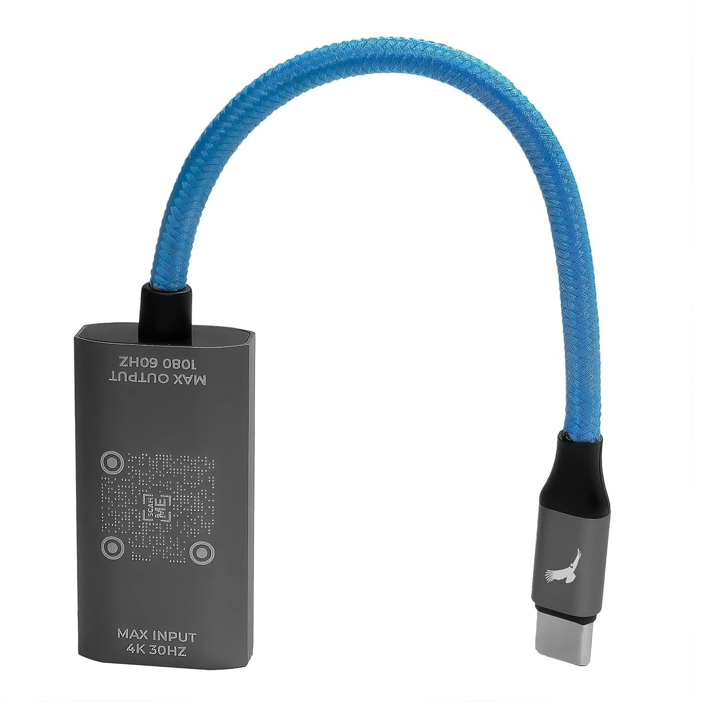 KONDOR BLUE | USB-C to HDMI Capture Card for Live Streaming – Video & Audio | Compatible with Zoom, Skype, OBS, ECamm, VLC, YouTube, Facebook, & Restream + More | Blue