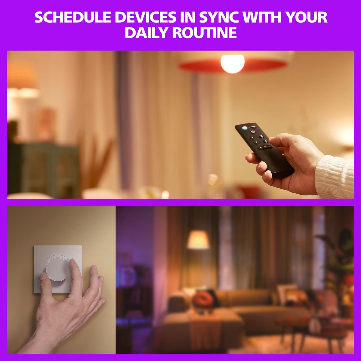 Philips Smart Lighting Smart Plug, Automations, Connected by WiZ, Alexa, Google Home, Apple Home