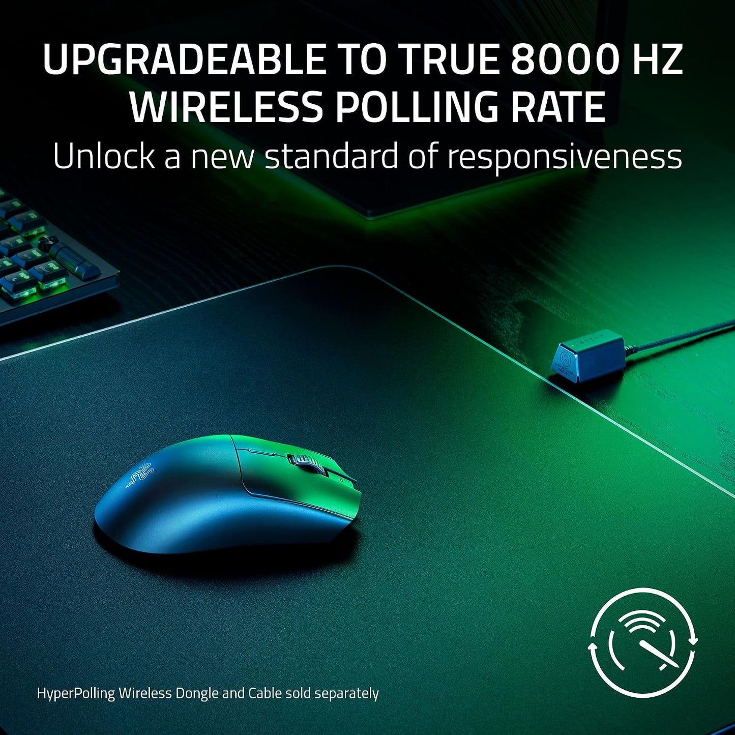 Razer Viper V3 HyperSpeed Wireless PC Gaming Mouse, 82g, Black | 30K DPI Optical Sensor, Up to 280 Hr Battery Life, Mechanical Switches Gen-2, 6 Programmable Buttons, 1 x AA Battery included