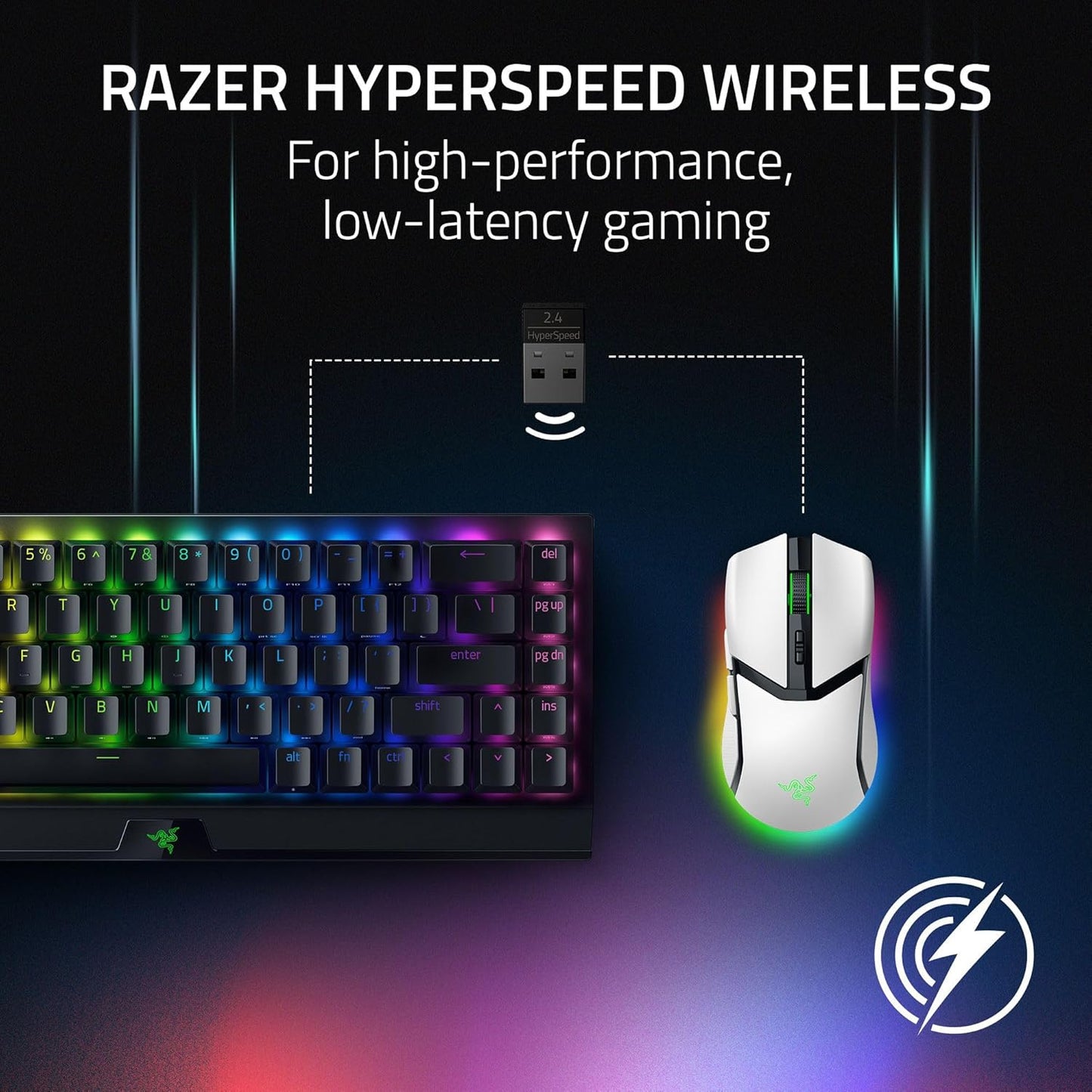 Razer Cobra Pro Wireless Gaming Mouse, 2.4Ghz, BT, USB-C, White | Chroma RGB Lighting, 30K Optical Sensor, Gen-3 Optical Switches, 10 Customizable Controls, Up to 170 Hr Battery
