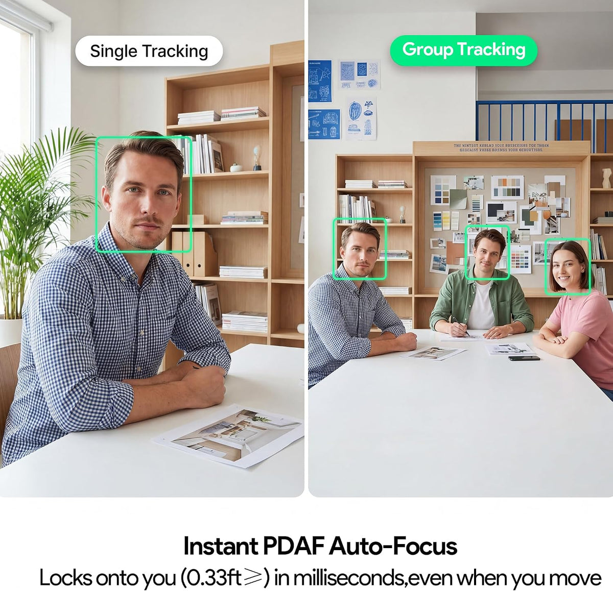 4K Ultra HD Webcam with 1/2.8"CMOS Sensor,PDAF Autofocus,1080P@60FPS | Dual Noise-Canceling Mics,Privacy Cover,USB Streaming Webcam for PC/Mac,Gaming,Video Calling,Live Streaming&Meetings