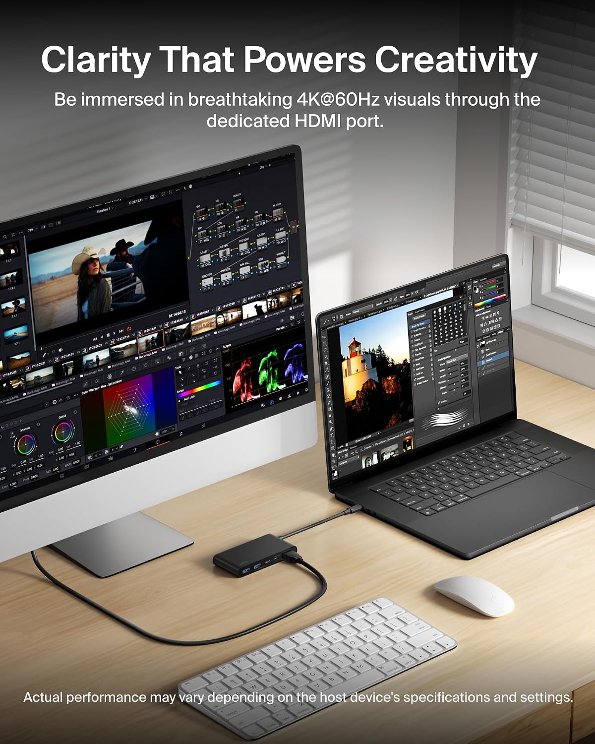 Belkin USB-C Hub 5-Port 4K HDMI 2.0 100W PD for MacBook, iPad & laptops