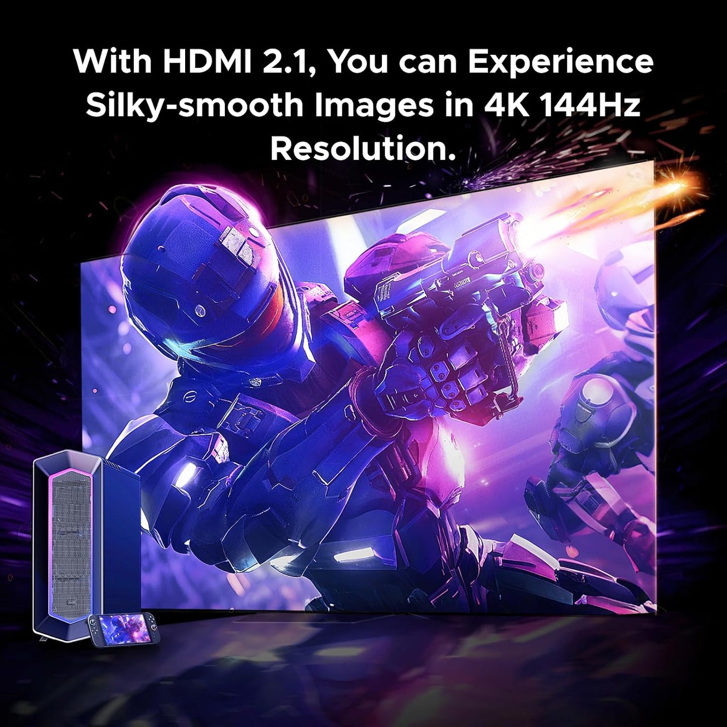 UGREEN 4K 144Hz Video Capture Card HDMI to USB 3.2 Gen 2 Game Recording | Mic and HDMI 2.1 Loop-Out, with Low Latency for Streaming Compatible with Switch 2/Xbox/PS4/PS5/PC/Camera/Mac/OBS/XSplit