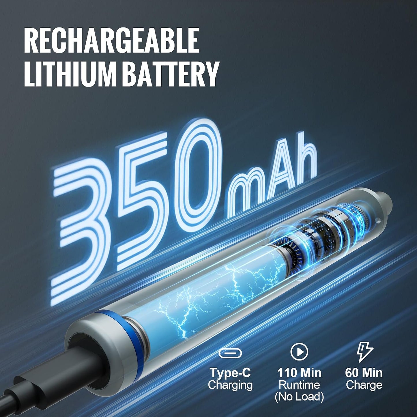 WORKPRO 42-in-1 Mini Electric Screwdriver, Precision Screwdriver Set | 36 S2 Steel Bits & 2 Pry Bars, 3.7V Type-C Rechargeable, Magnetic Storage, Repair Tool for Electronics Phone Camera & Laptop