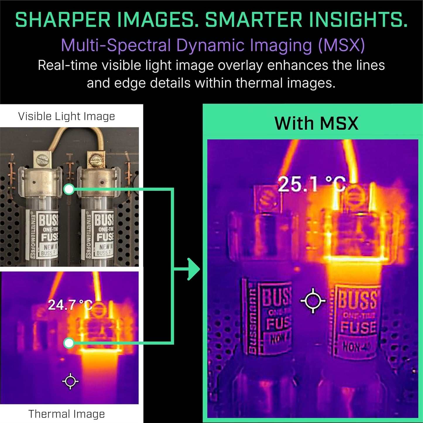 Flir Edge Pro Wireless Thermal Imaging Camera, iOS/Android, 480x360 | Bluetooth, MSX, 160x120 native IR, smartphone/tablet, IGNITE cloud, 2m drop, USB cable