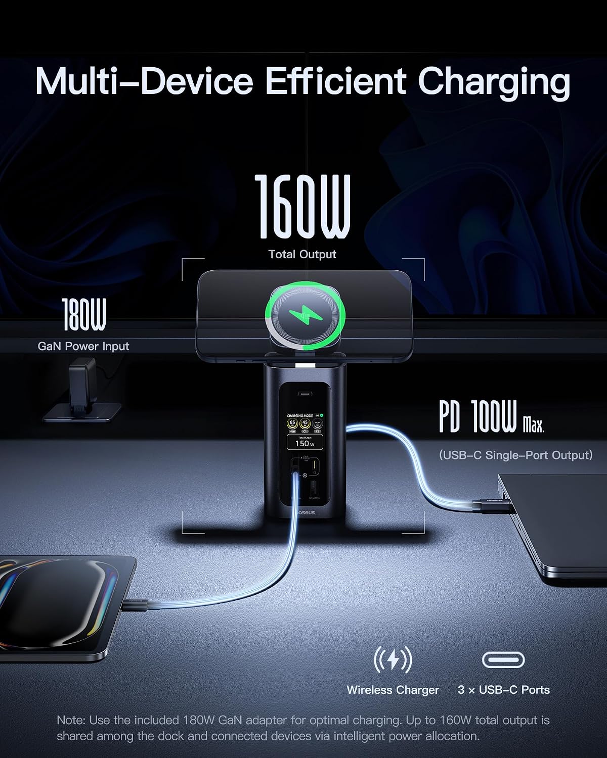 Baseus Spacemate RD1 Pro, 15-in-1 Docking Station with Dual Monitor