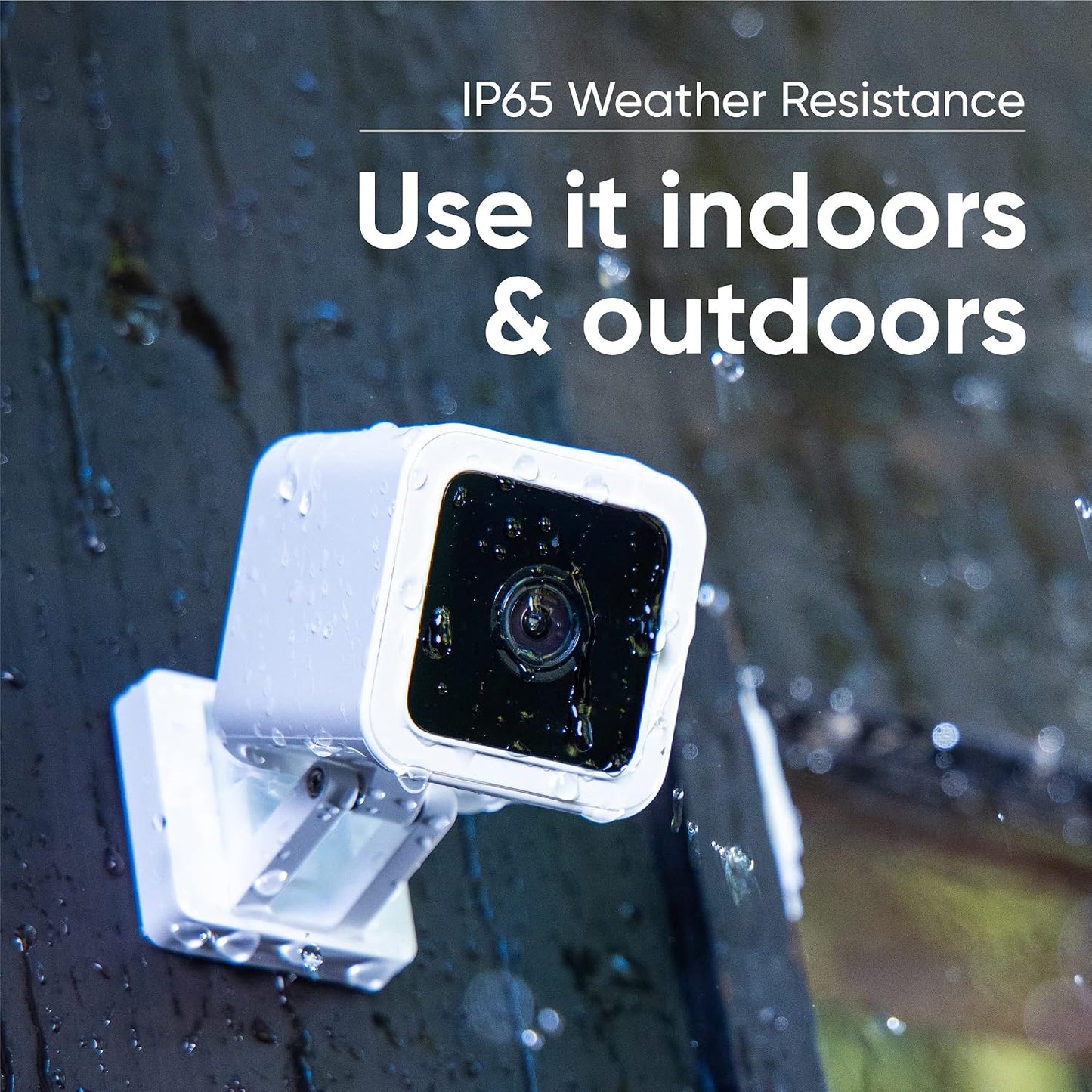 Wyze Cam v3 1080p HD Indoor/Outdoor Video Camera | Color Night Vision, 2-Way Audio, Compatible with Alexa & Google, Renewed