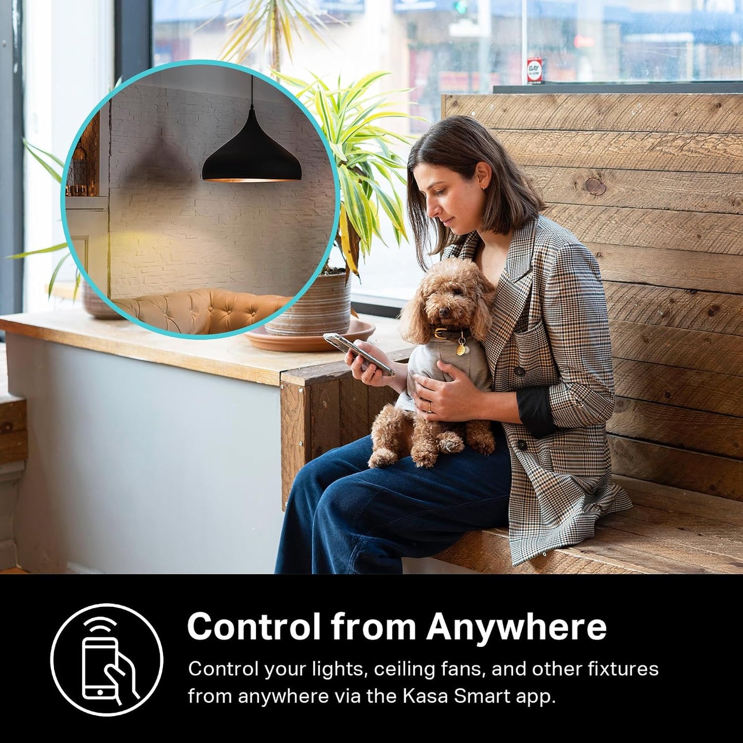 Kasa Smart Dimmer Switch 2-Gang HS220-2, Single Pole, Needs Neutral Wire, 2.4GHz Wi-Fi Light Switch Compatible with Alexa and Google Home, UL Certified, No Hub Required, White