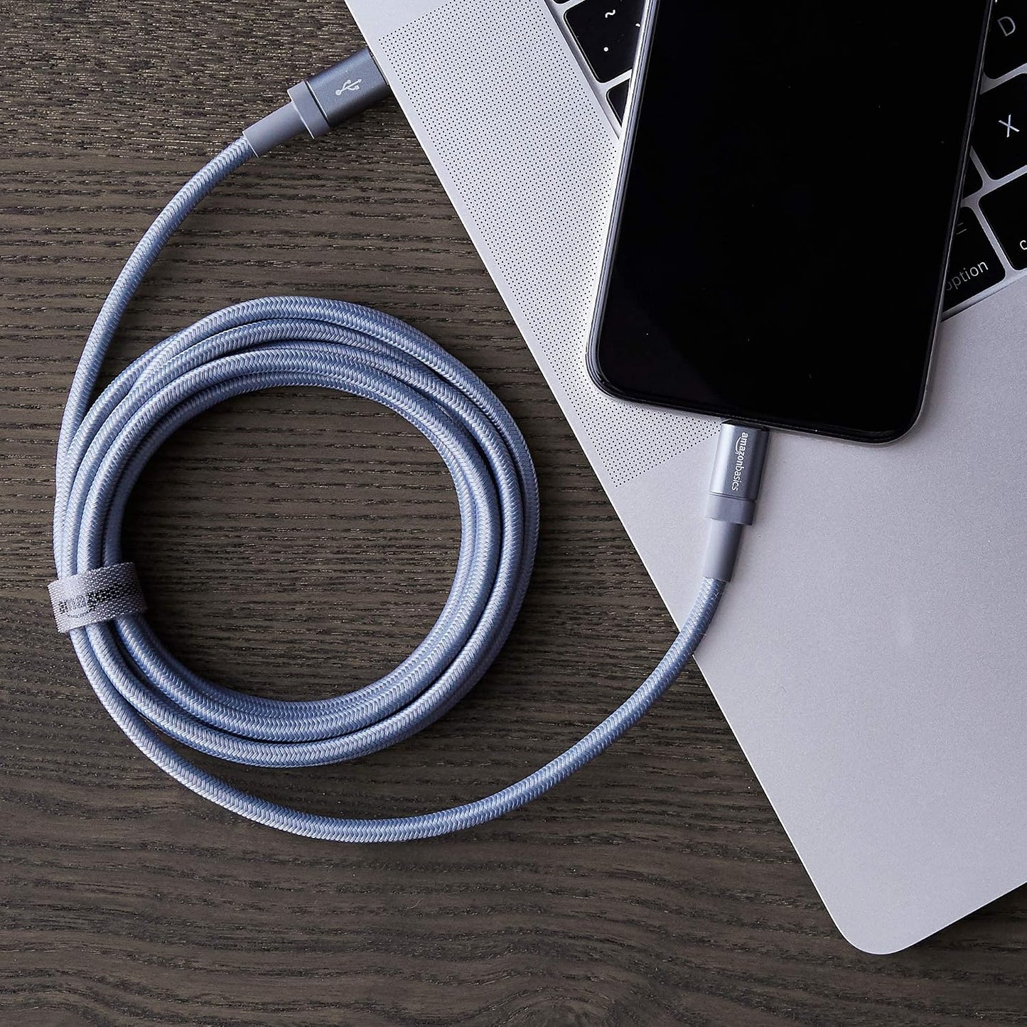 Amazon Basics MFi Certified USB-C to Lightning Cable, Fast Charging with Power Delivery for Apple iPhone 14 Series, 13 12 11 X Xs Pro, Pro Max, Plus, iPad, 6 Foot, Dark Gray