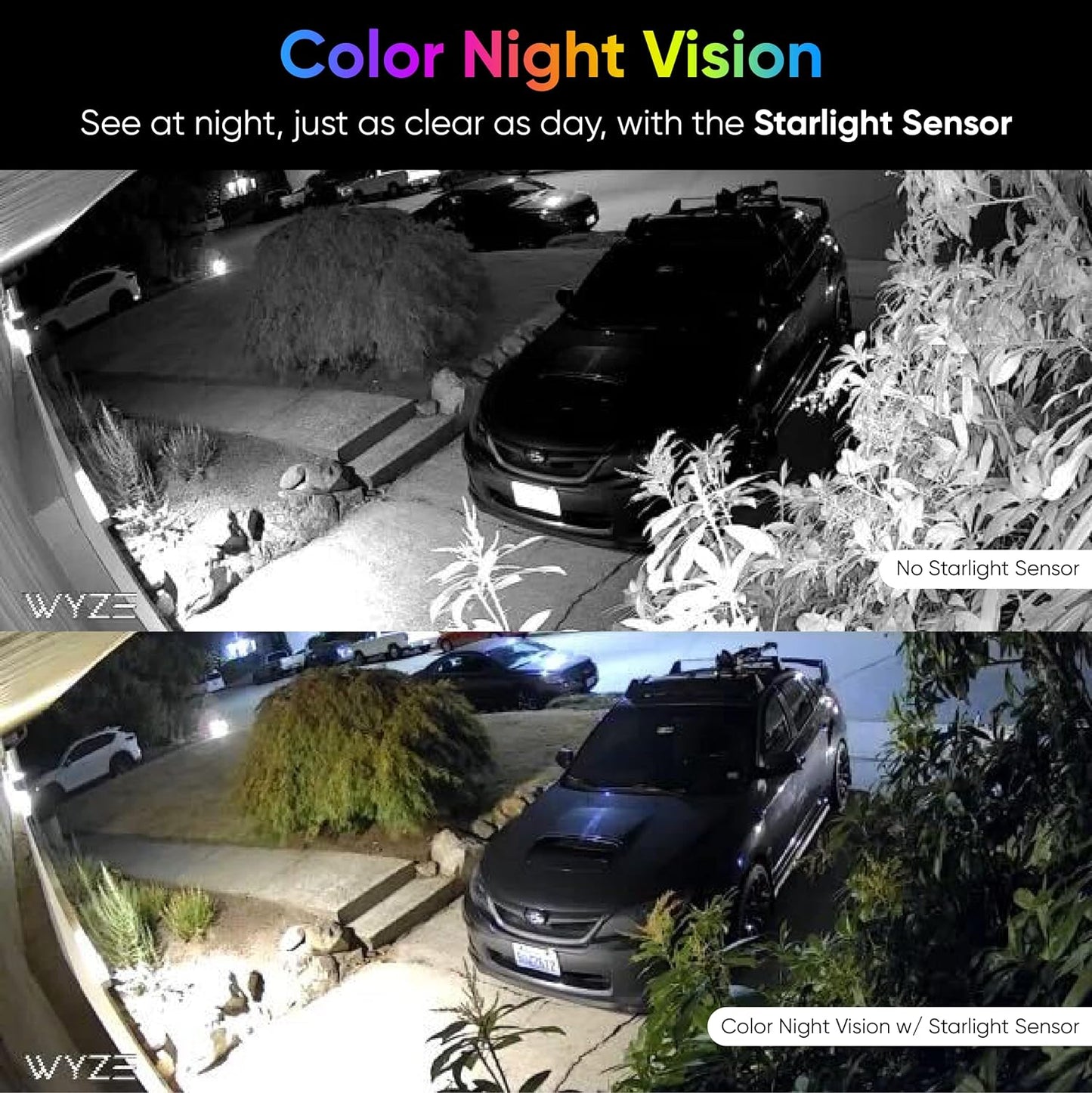 Wyze Cam v3 1080p HD Indoor/Outdoor Video Camera | Color Night Vision, 2-Way Audio, Compatible with Alexa & Google, Renewed