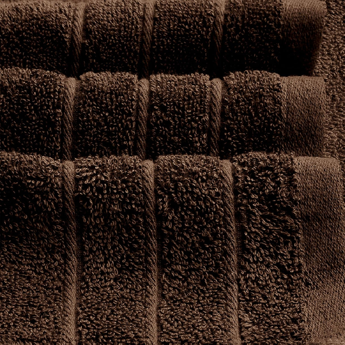 Tens Towels 4 Piece Extra Large Bath Towels 30 x 60 Inches, Brown