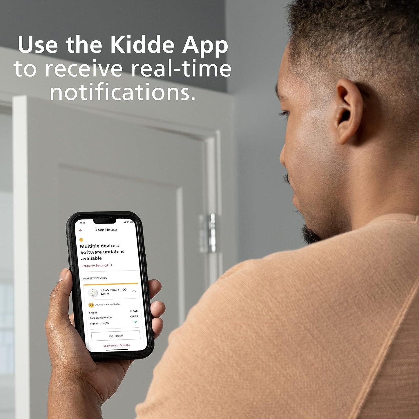Kidde WiFi Water Leak Detector & Freeze Alarm, Alexa Device, Smart Leak Detector & Smart Smoke Detector, WiFi, Alexa Compatible Device, Hardwired w/Battery Backup, Voice & App Alerts