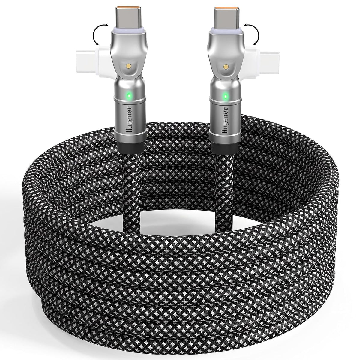 Hugener USB C to USB C Cable 6.6FT 240W Fast Charging