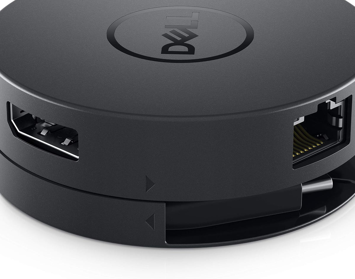 Dell DA300 USB-C Mobile Adapter, Bases & Docking Stations, Black