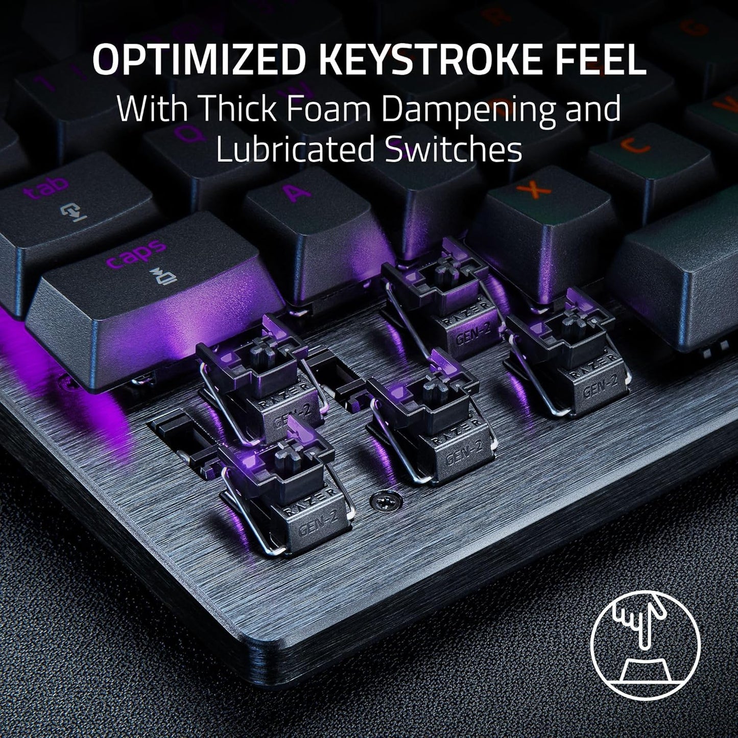 Razer Huntsman V3 TKL 8KHz Analog Optical Esports Gaming Keyboard, Black | Analog Optical Switches Gen 2 with Rapid Trigger, Adjustable Actuation, Snap Tap, PBT Keycaps, True 8000hz Polling Rate
