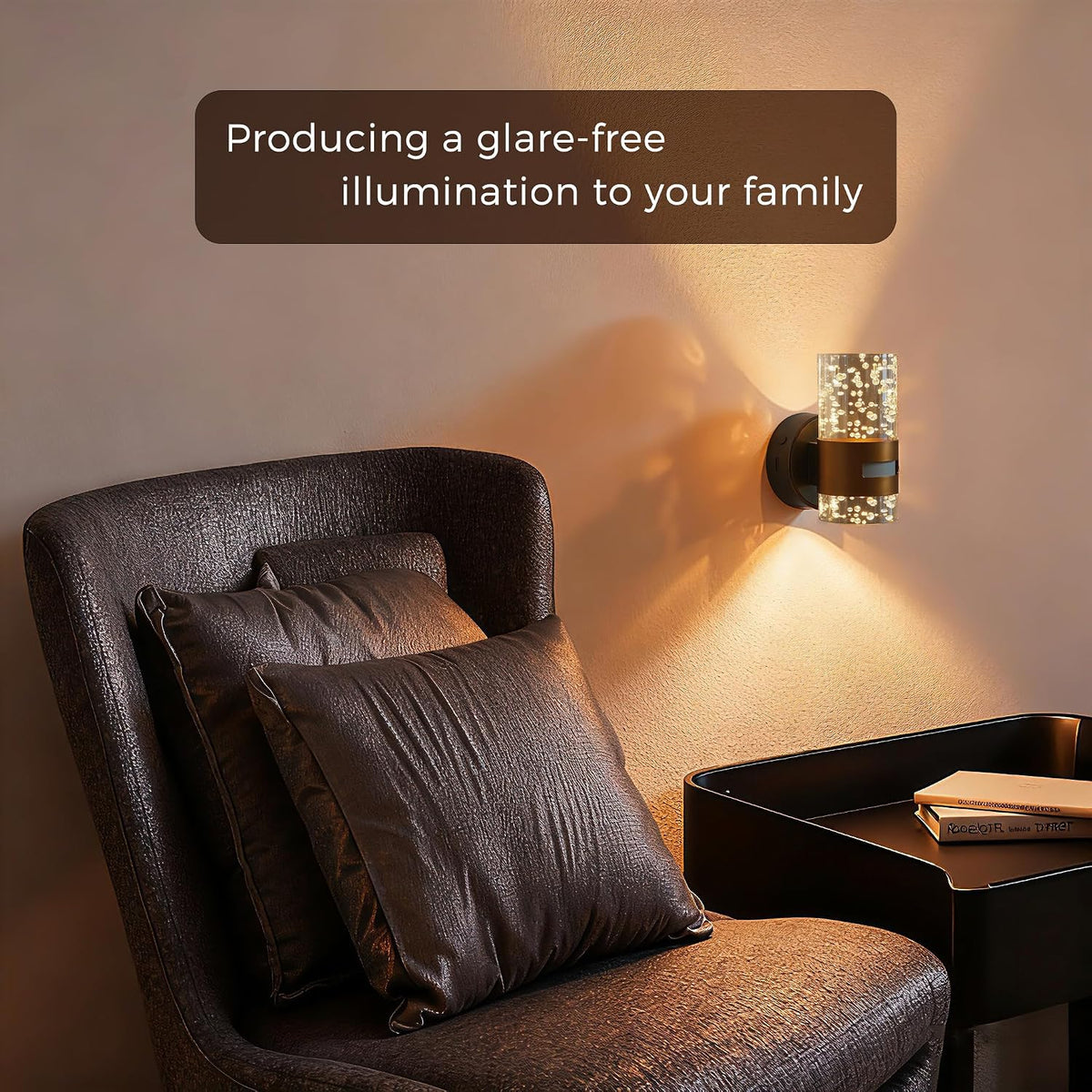 L LOHAS LED Motion Sensor Night Light, Wireless Rechargeable Nightligh