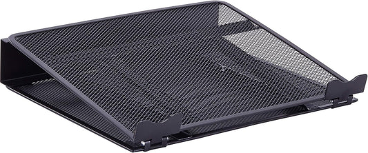 Lorell, LLR80620, Mesh Laptop Stand, 1 Each, Black