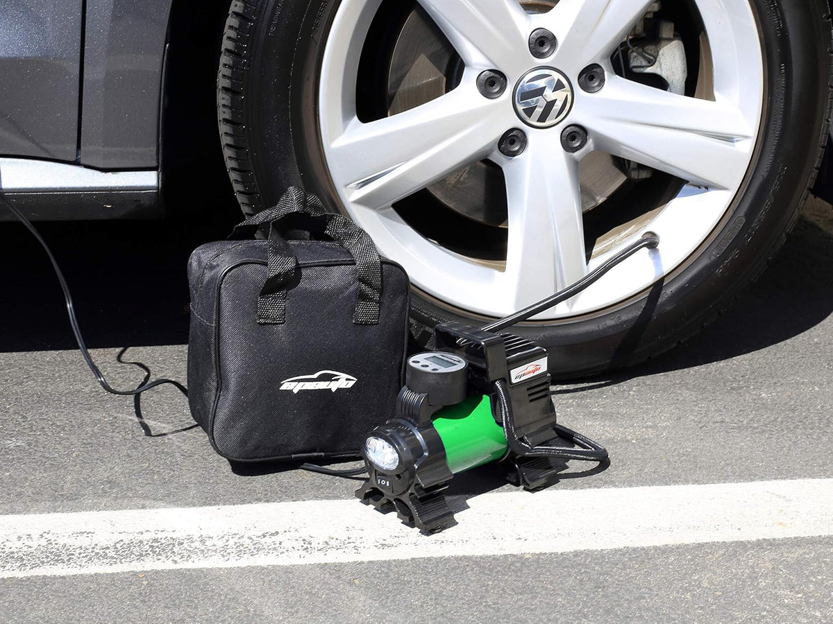 epauto 12V DC Portable Air Compressor Pump, Digital Tire Inflator