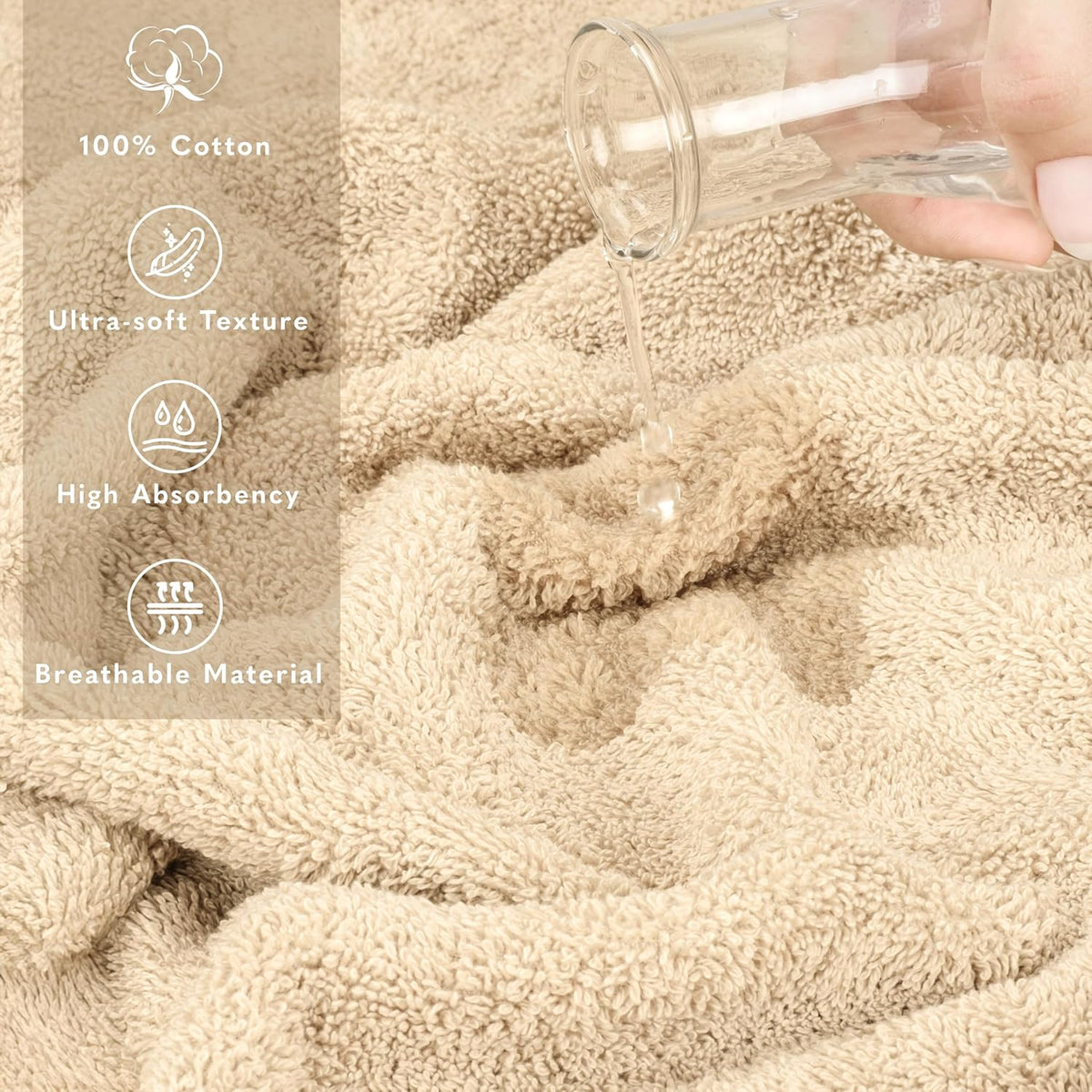 American Soft Linen 100% Cotton Luxury Turkish Towels, 40x80 XL Bath Sheet